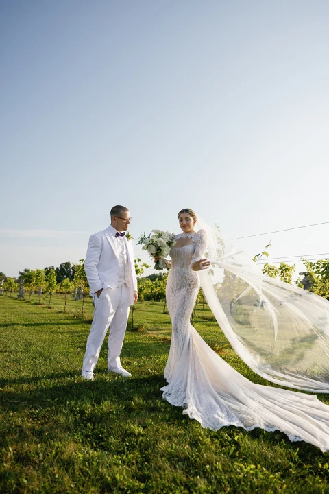 A Garden Wedding for Joelle and Michael